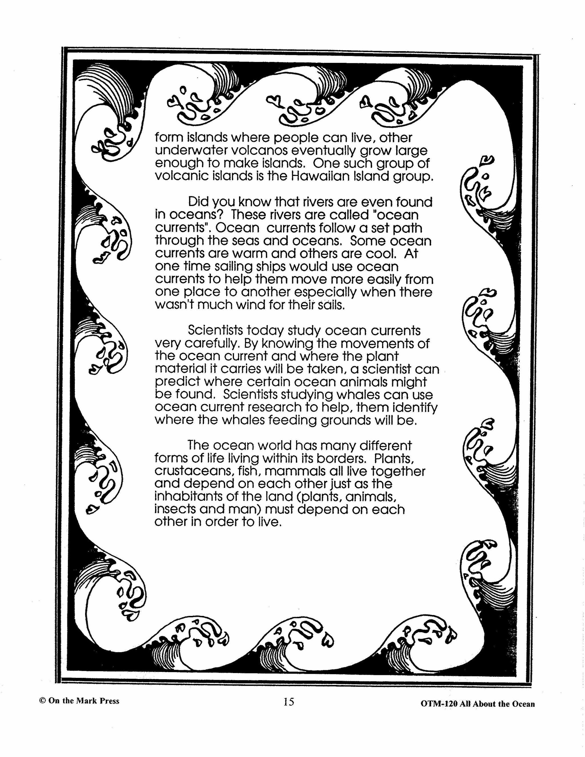 All About the Ocean Grades 5-7