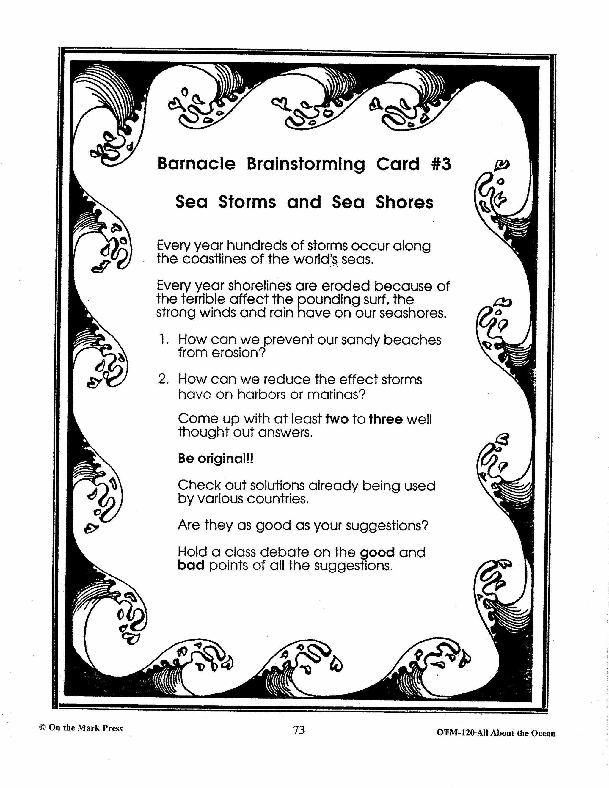 All About the Ocean Grades 5-7