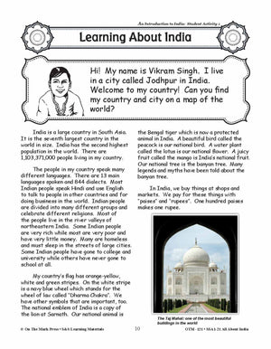 All About India Grades 3-5