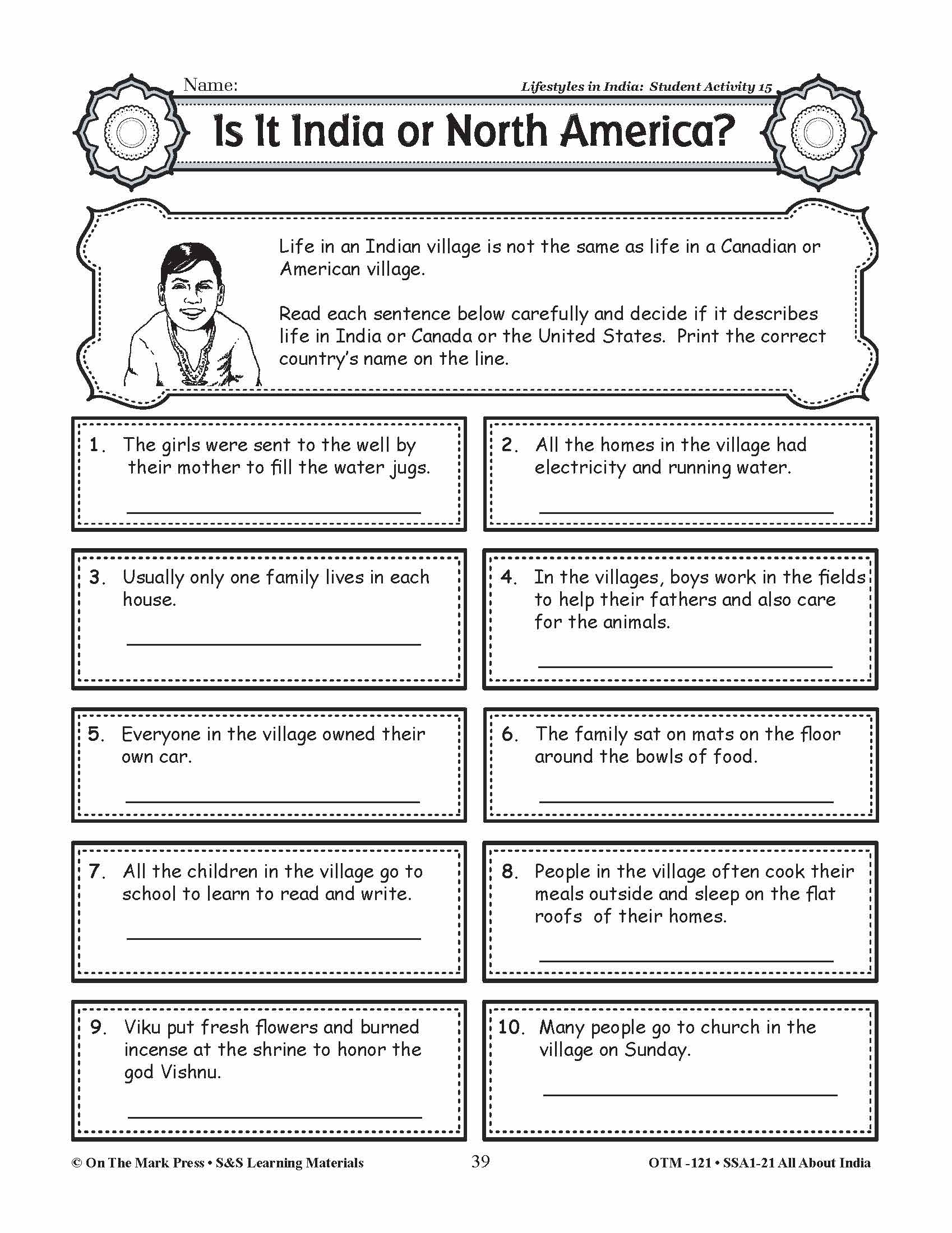 All About India Grades 3-5