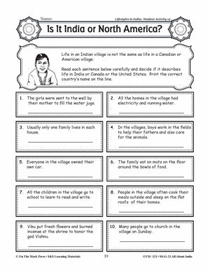 All About India Grades 3-5