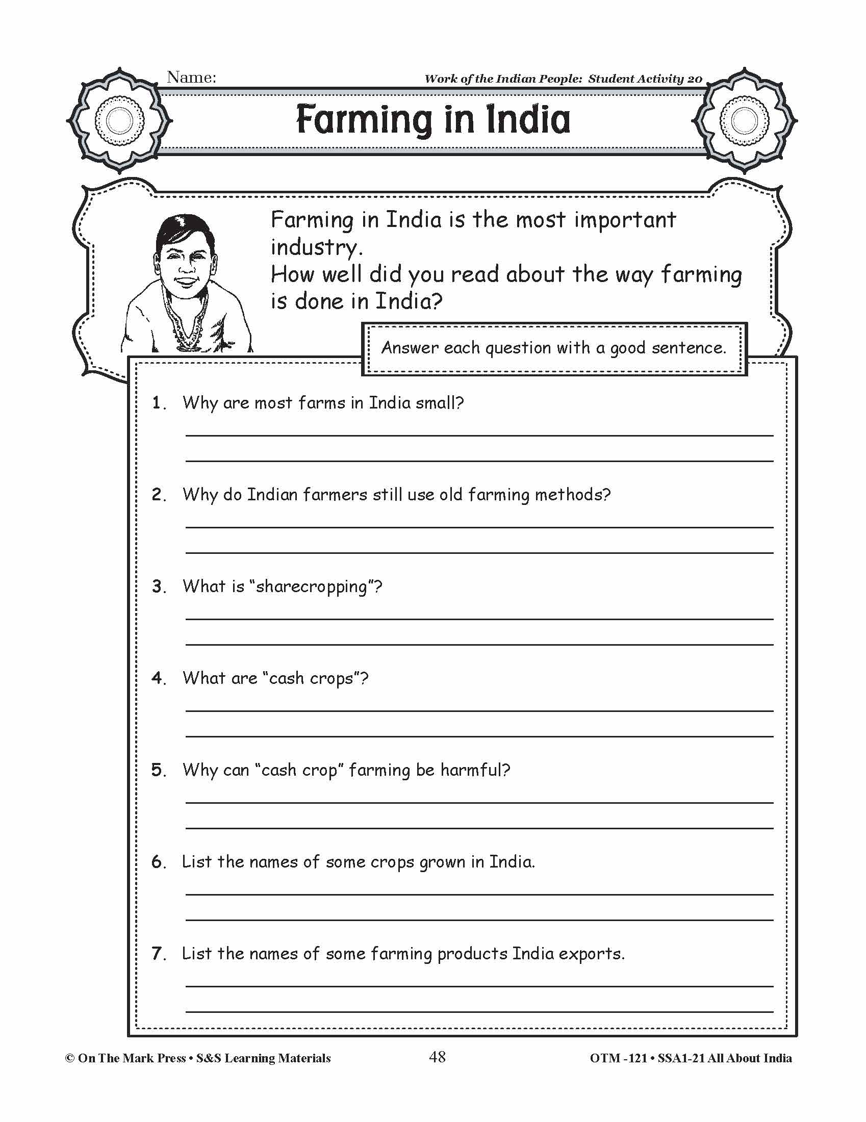 All About India Grades 3-5