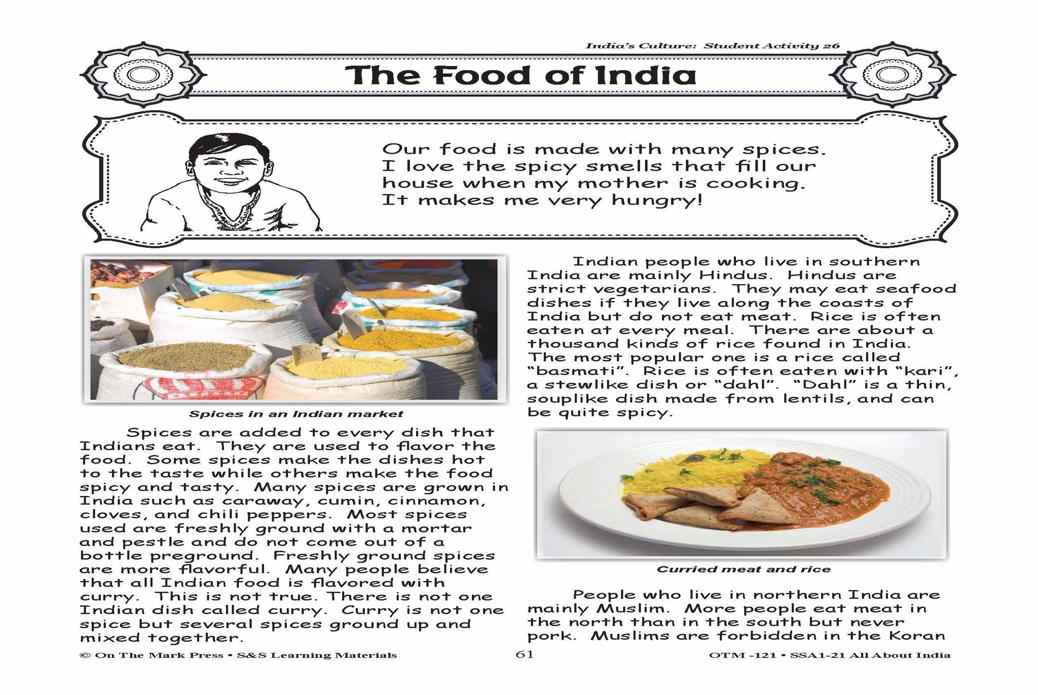 All About India Grades 3-5