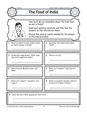 All About India Grades 3-5