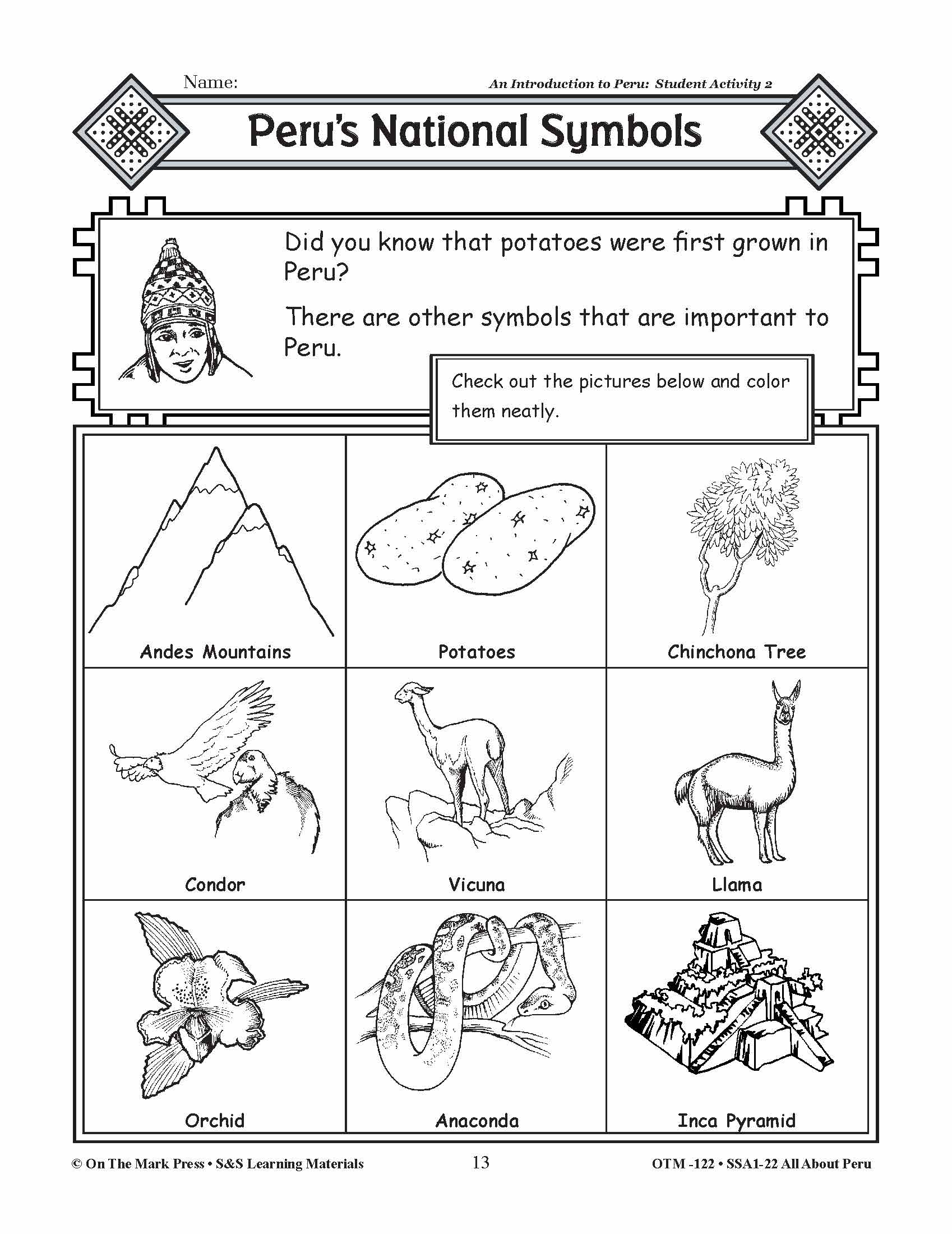 All About Peru Grades 3-5