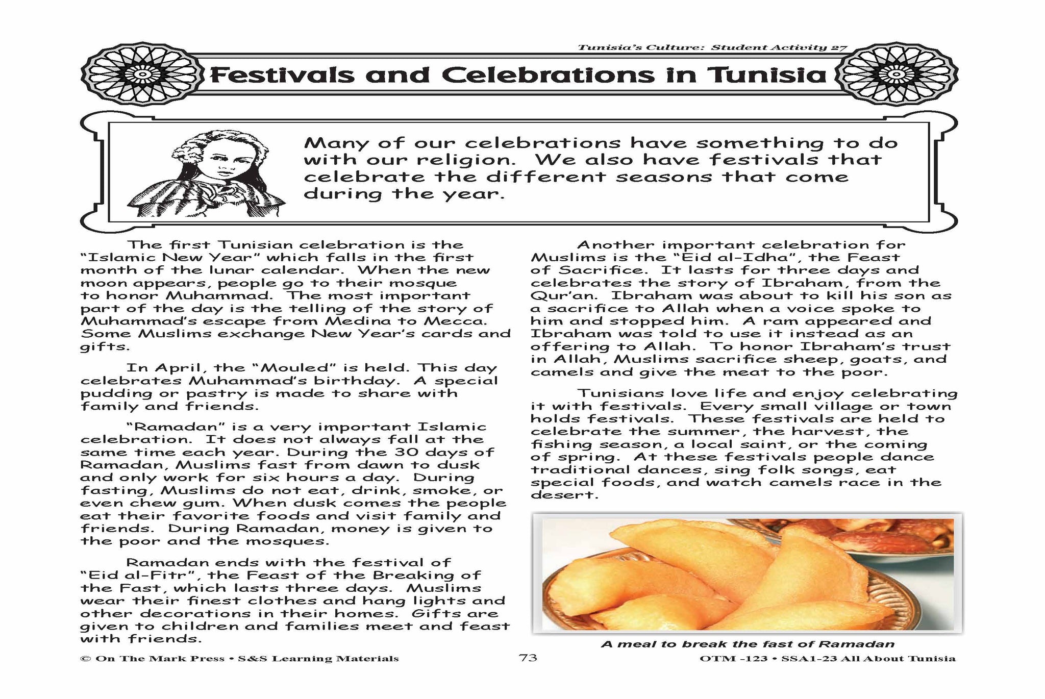 All About Tunisia Grades 3-5