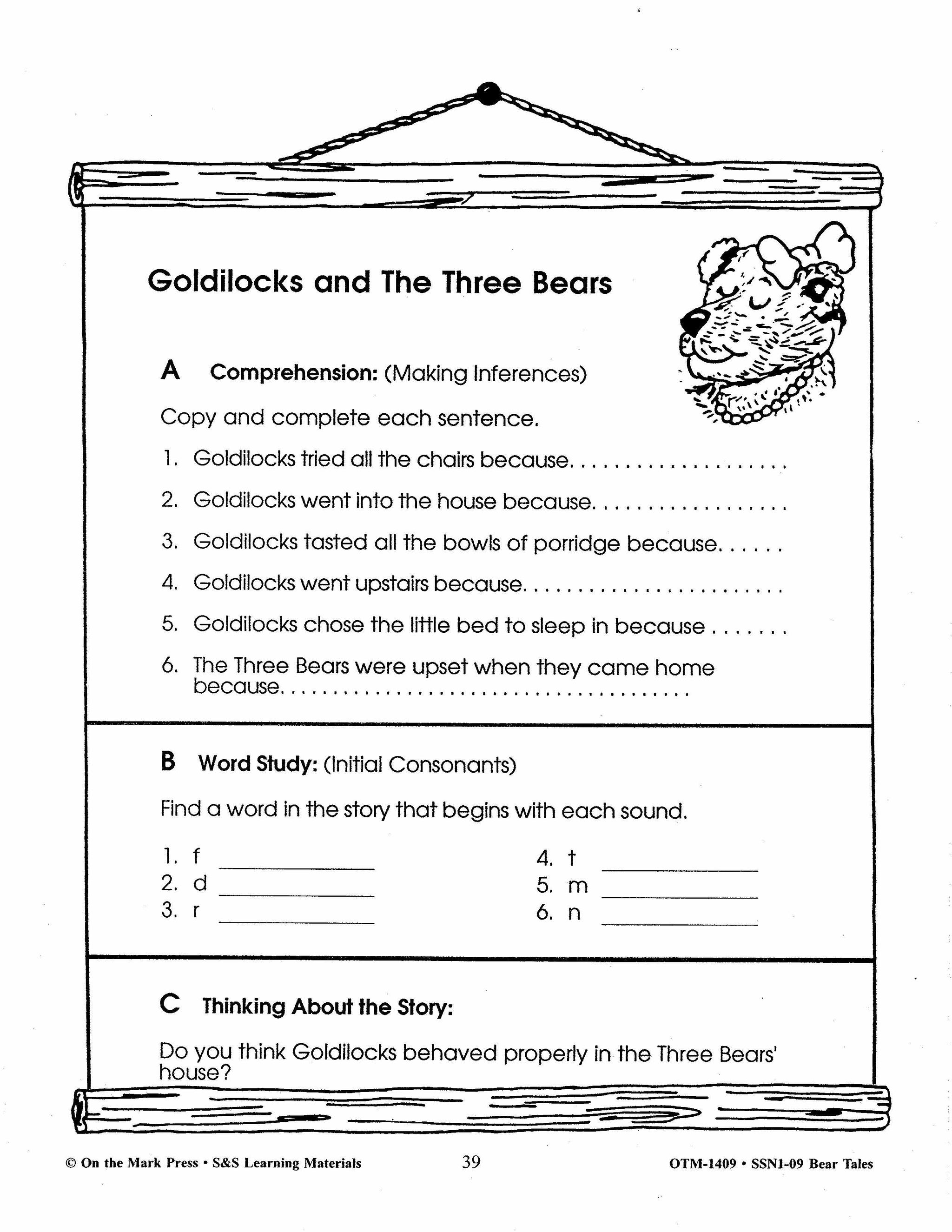 Bear Tales in Literature Grades 2-4