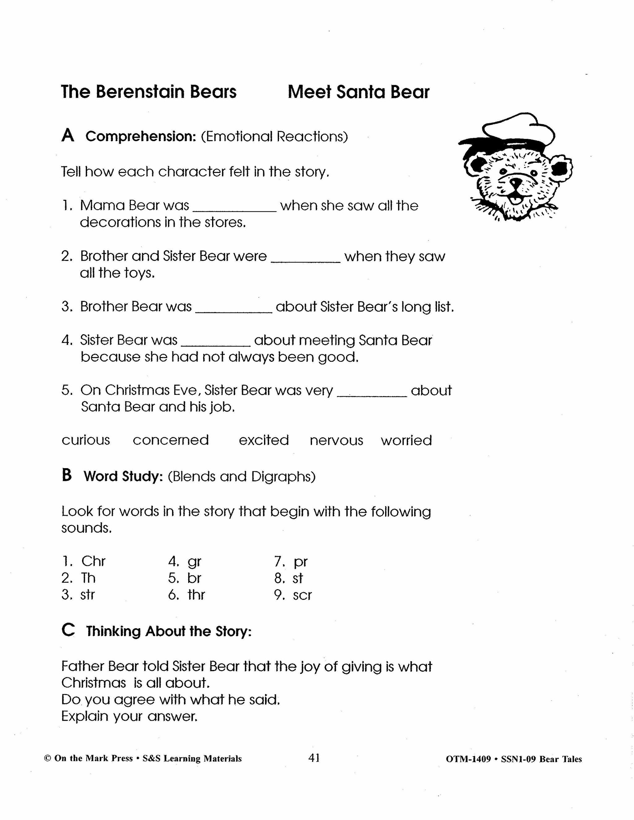 Bear Tales in Literature Grades 2-4