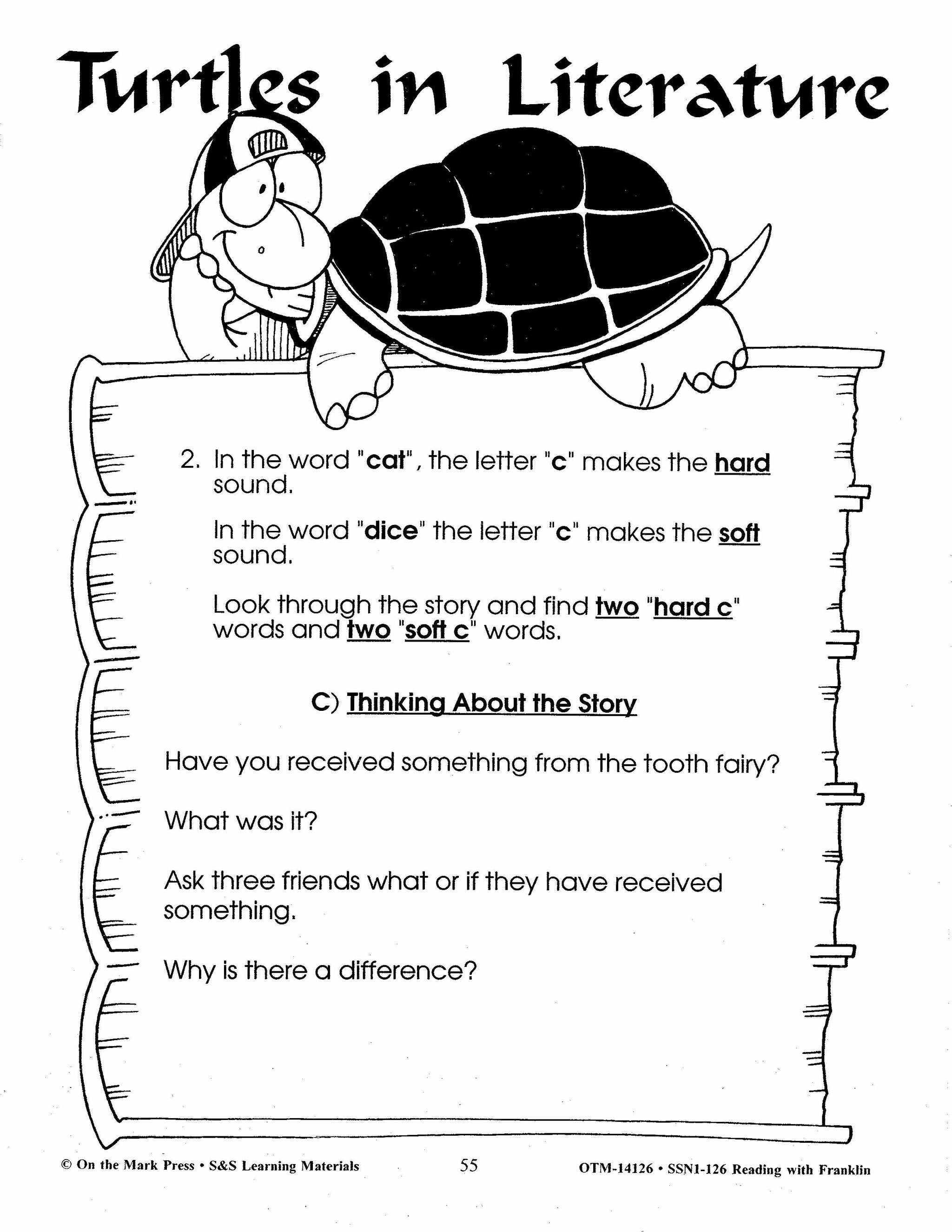 Reading with Franklin the Turtle Author Study Grades 1-3
