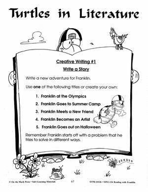 Reading with Franklin the Turtle Author Study Grades 1-3