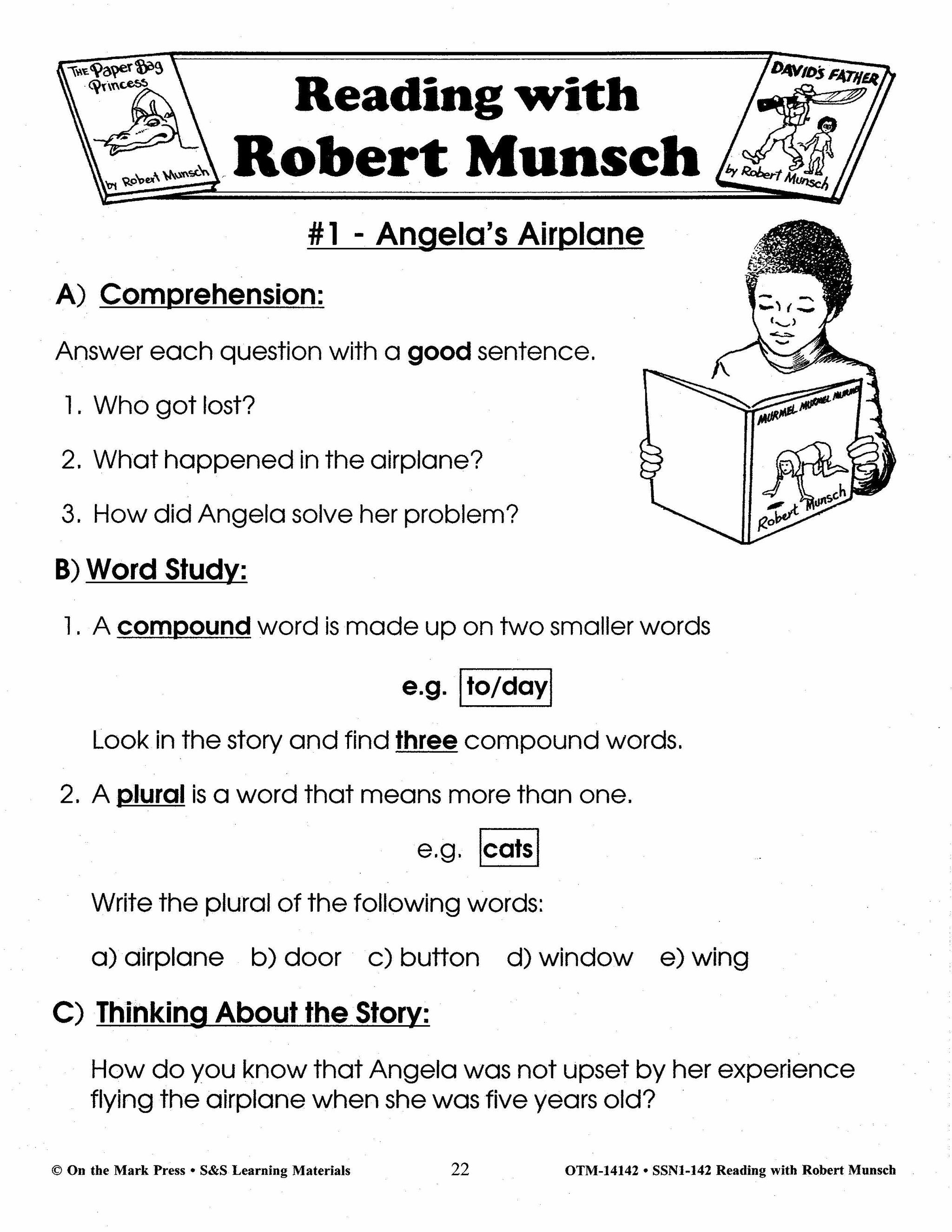 Reading with Robert Munsch Author Study Grades 1-3