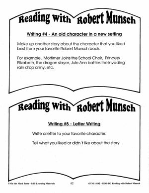 Reading with Robert Munsch Author Study Grades 1-3