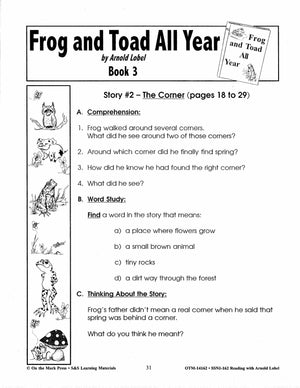 Reading with Arnold Lobel Author Study Grades 1-3 (Frog & Toad books)