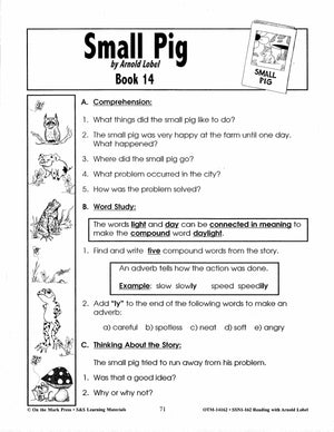 Reading with Arnold Lobel Author Study Grades 1-3 (Frog & Toad books)