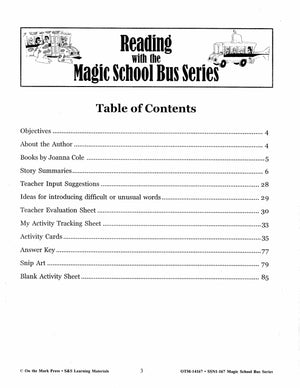 Reading with the Magic School Bus Author Study Grades 1-3