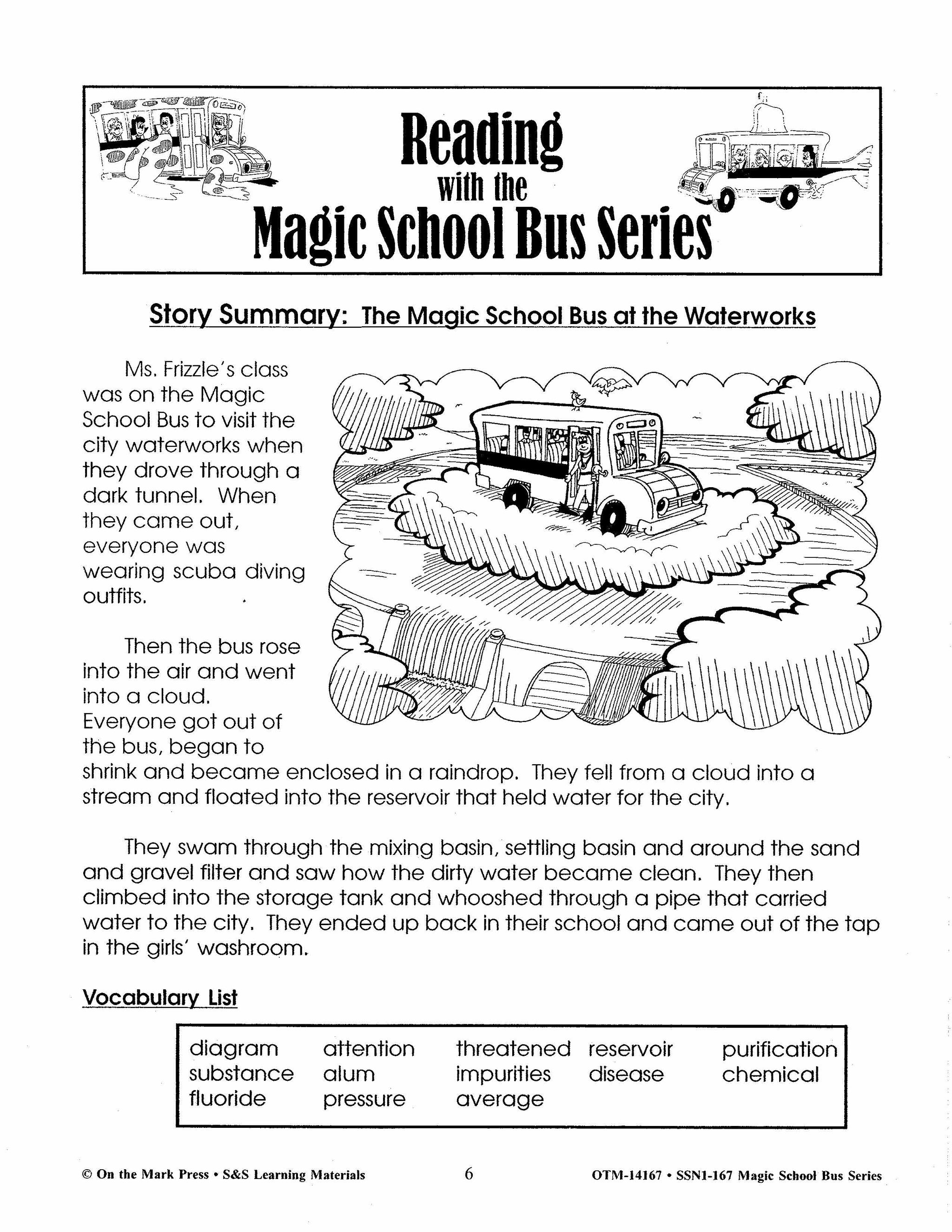 Reading with the Magic School Bus Author Study Grades 1-3