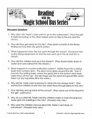 Reading with the Magic School Bus Author Study Grades 1-3