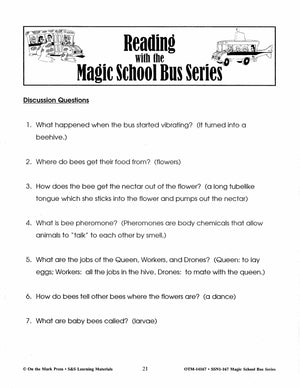 Reading with the Magic School Bus Author Study Grades 1-3