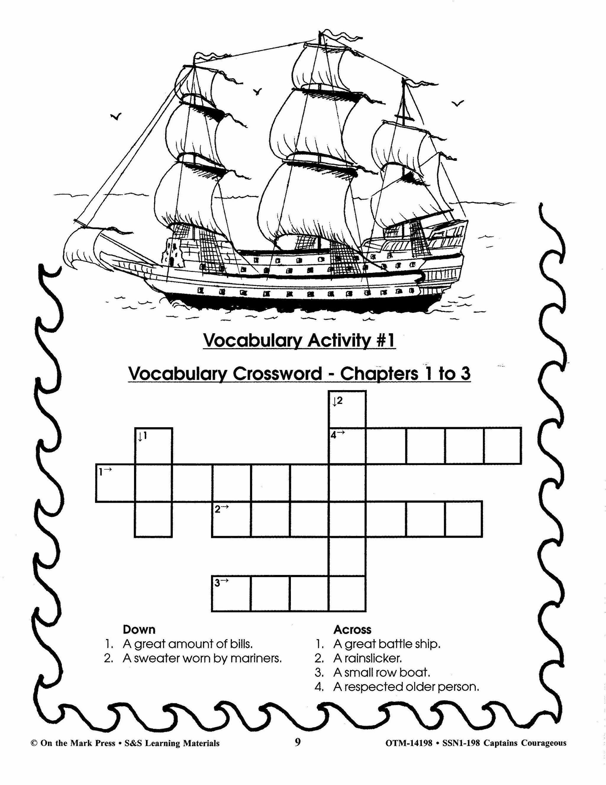 Captains Courageous, by Rudyard Kipling Lit Link Grades 7-8