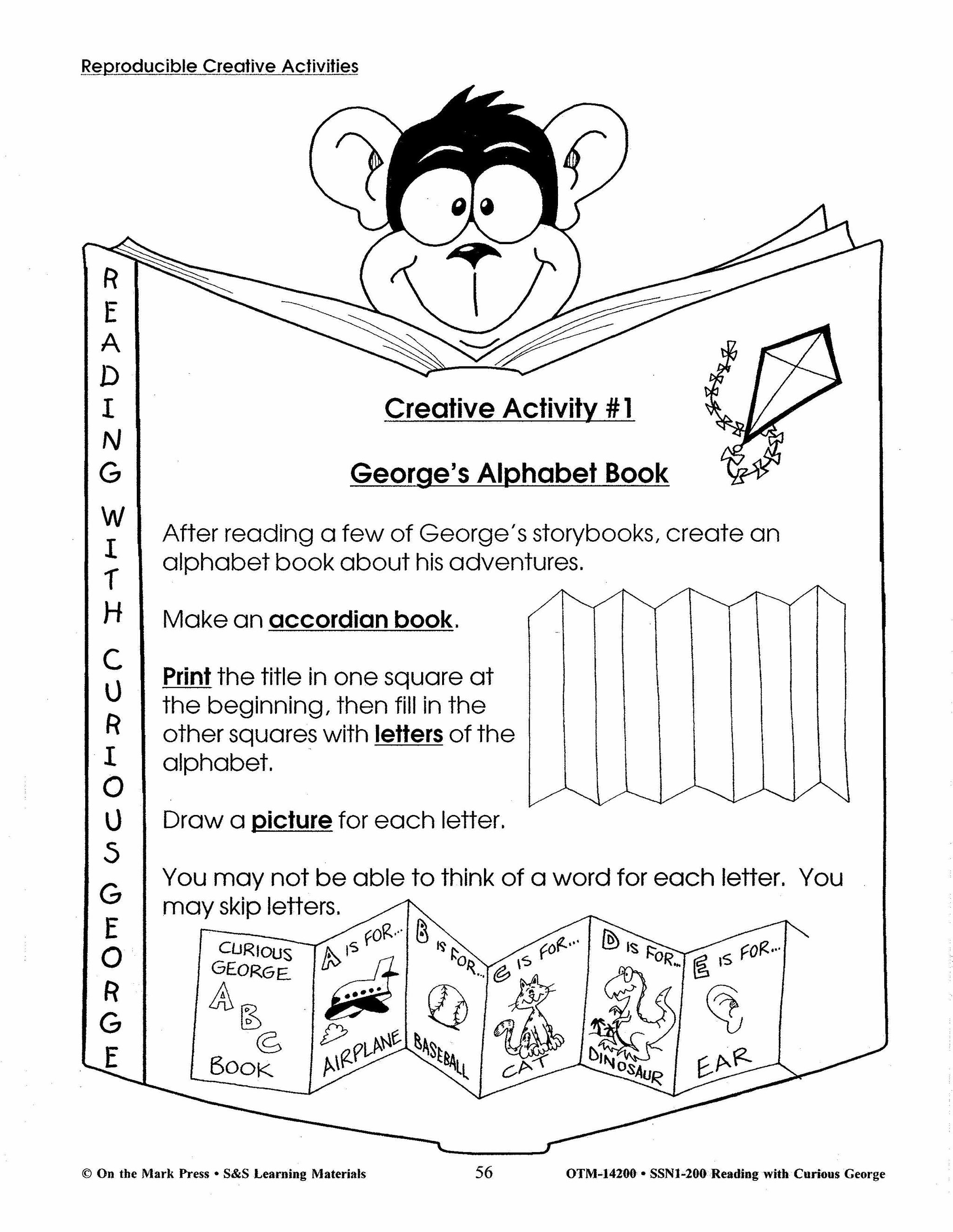 Reading with Curious George Author Study Grades 2-4