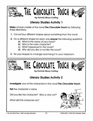 Chocolate Touch, by Patrick Skene Cating Lit Link Grades 4-6