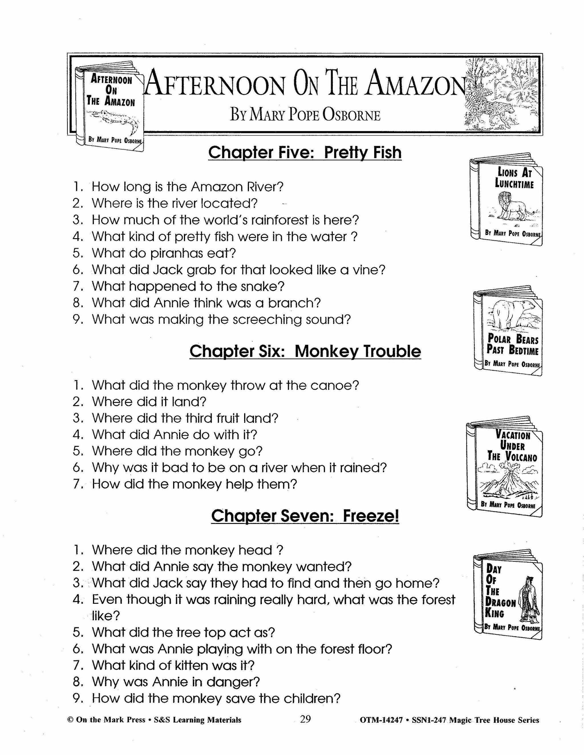 Reading with the Magic Treehouse Study Grades 1-3