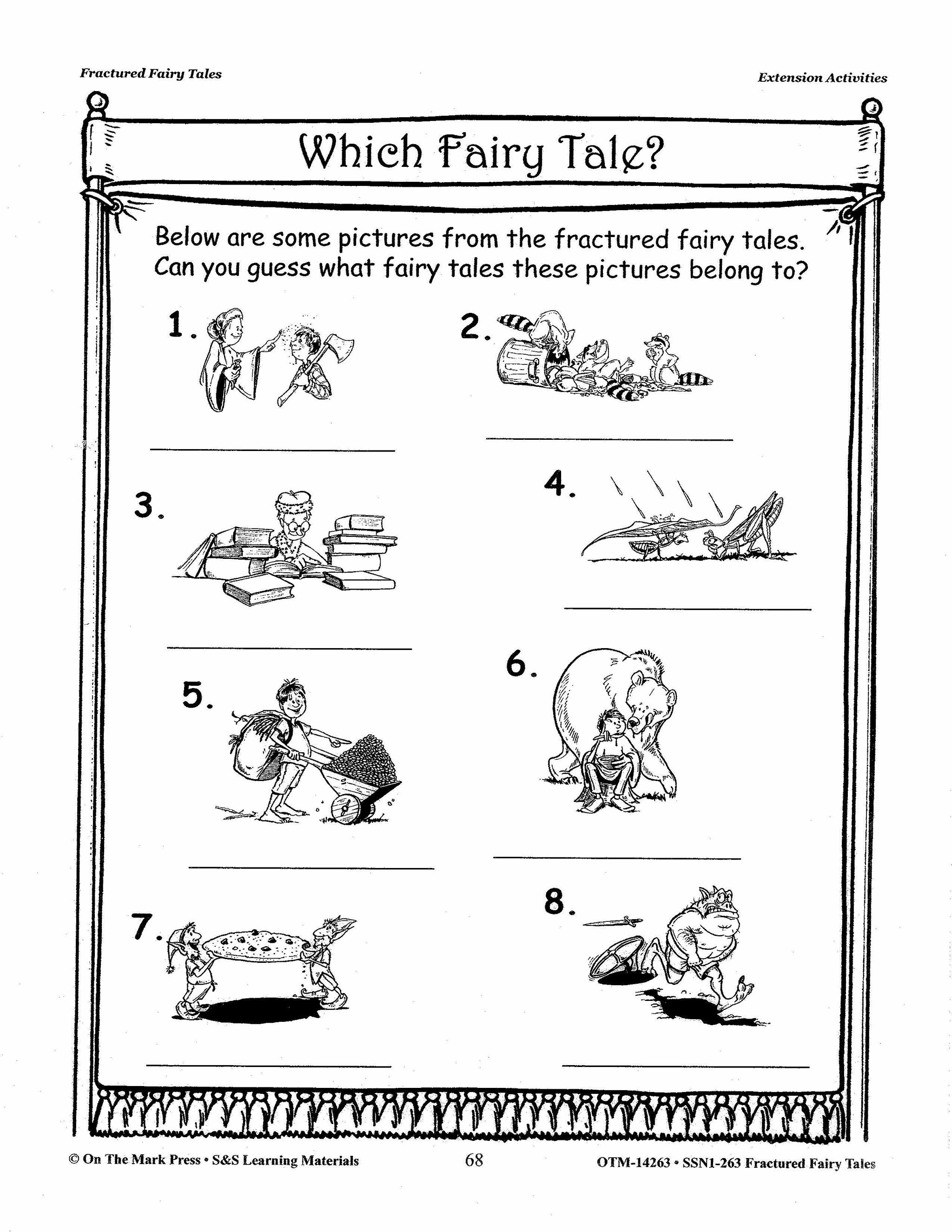 Fractured Fairy Tales & The Stinky Cheese Man - using Bloom's Taxonomy Grades 2-4