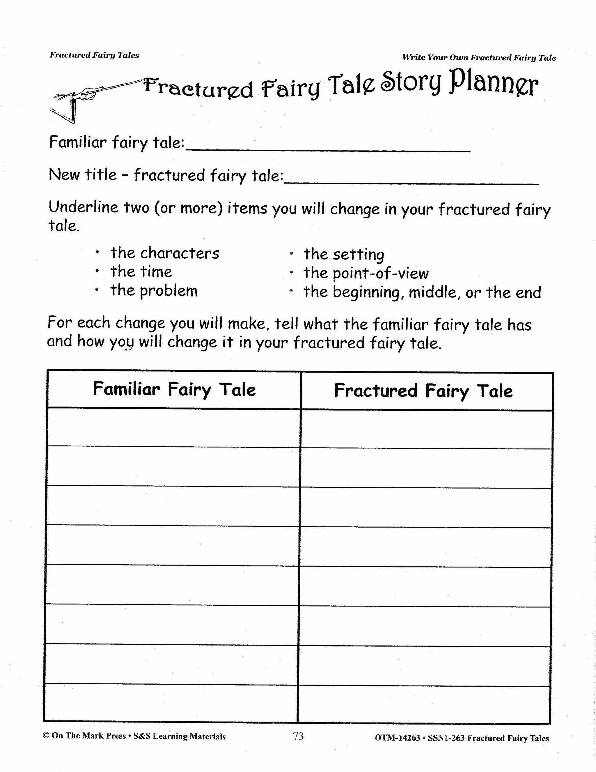 Fractured Fairy Tales & The Stinky Cheese Man - using Bloom's Taxonomy Grades 2-4