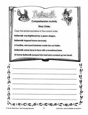 Rabbits in Literature - Serendipity Series - Stephen Cosgrove- Grades 3-5