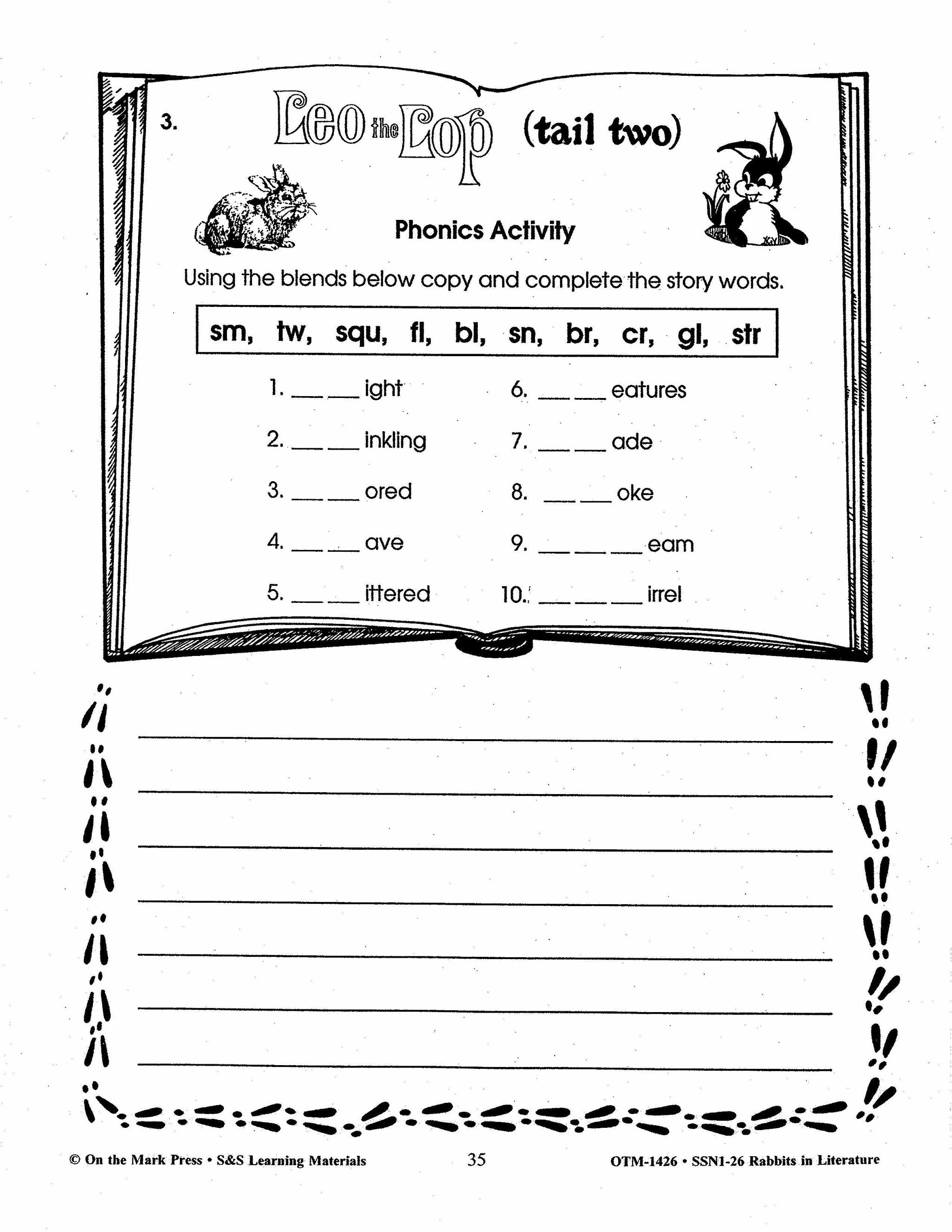 Rabbits in Literature - Serendipity Series - Stephen Cosgrove- Grades 3-5