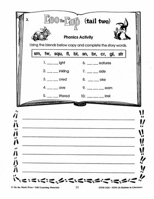 Rabbits in Literature - Serendipity Series - Stephen Cosgrove- Grades 3-5