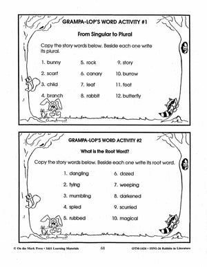 Rabbits in Literature - Serendipity Series - Stephen Cosgrove- Grades 3-5