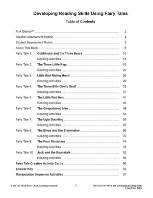 Developing Reading Skills Using Fairy Tales Grades 1-3