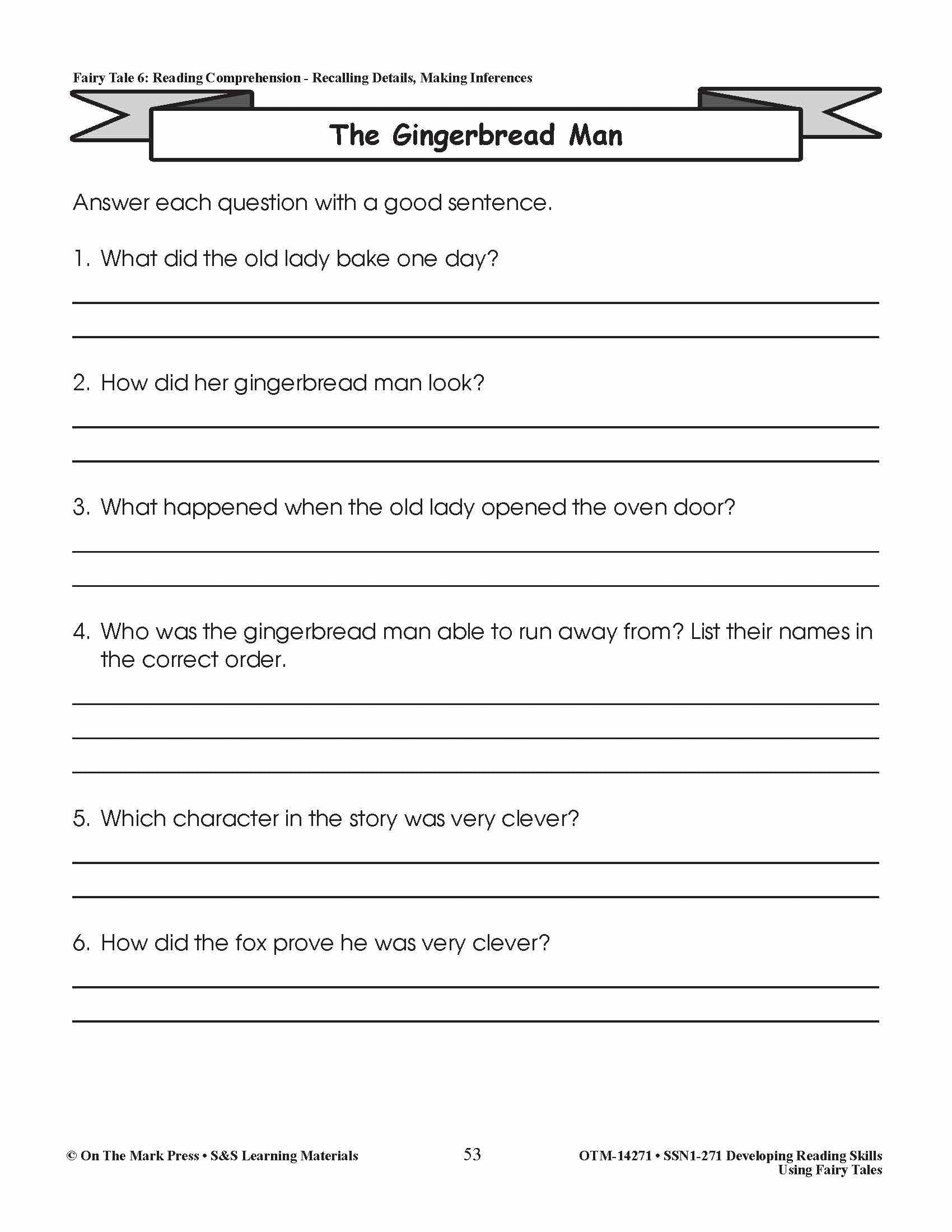 Developing Reading Skills Using Fairy Tales Grades 1-3