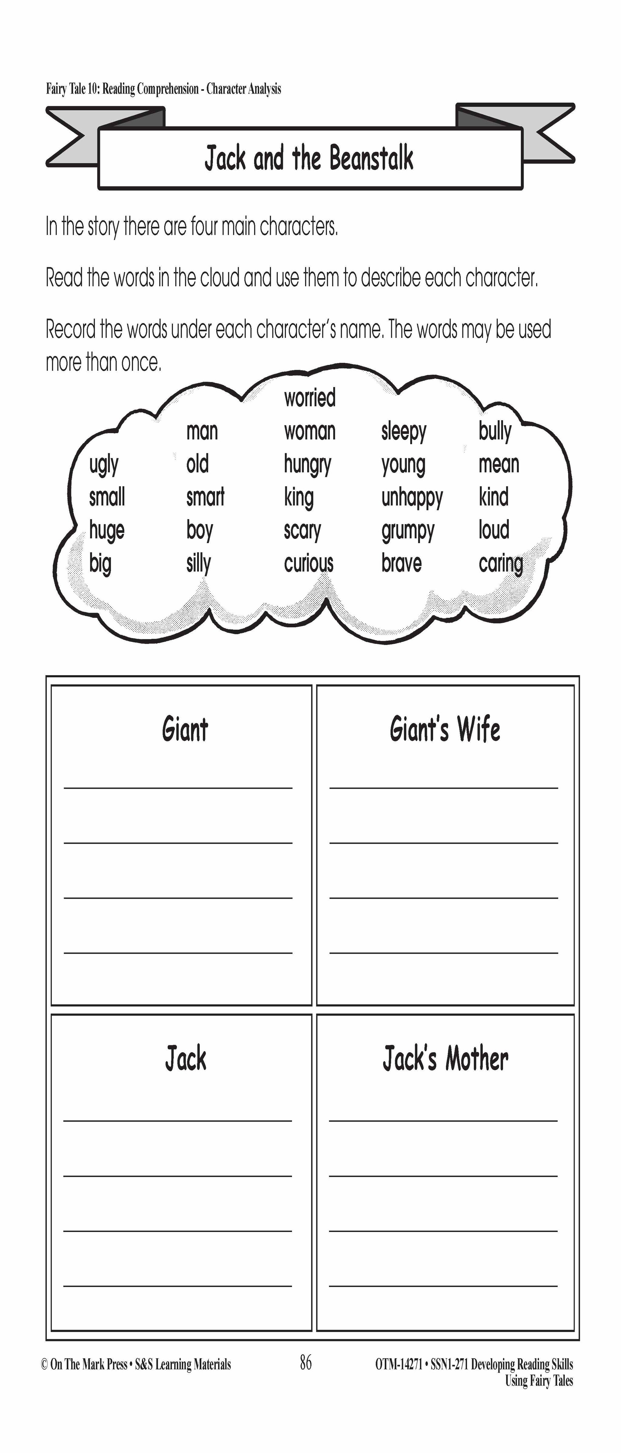 Developing Reading Skills Using Fairy Tales Grades 1-3