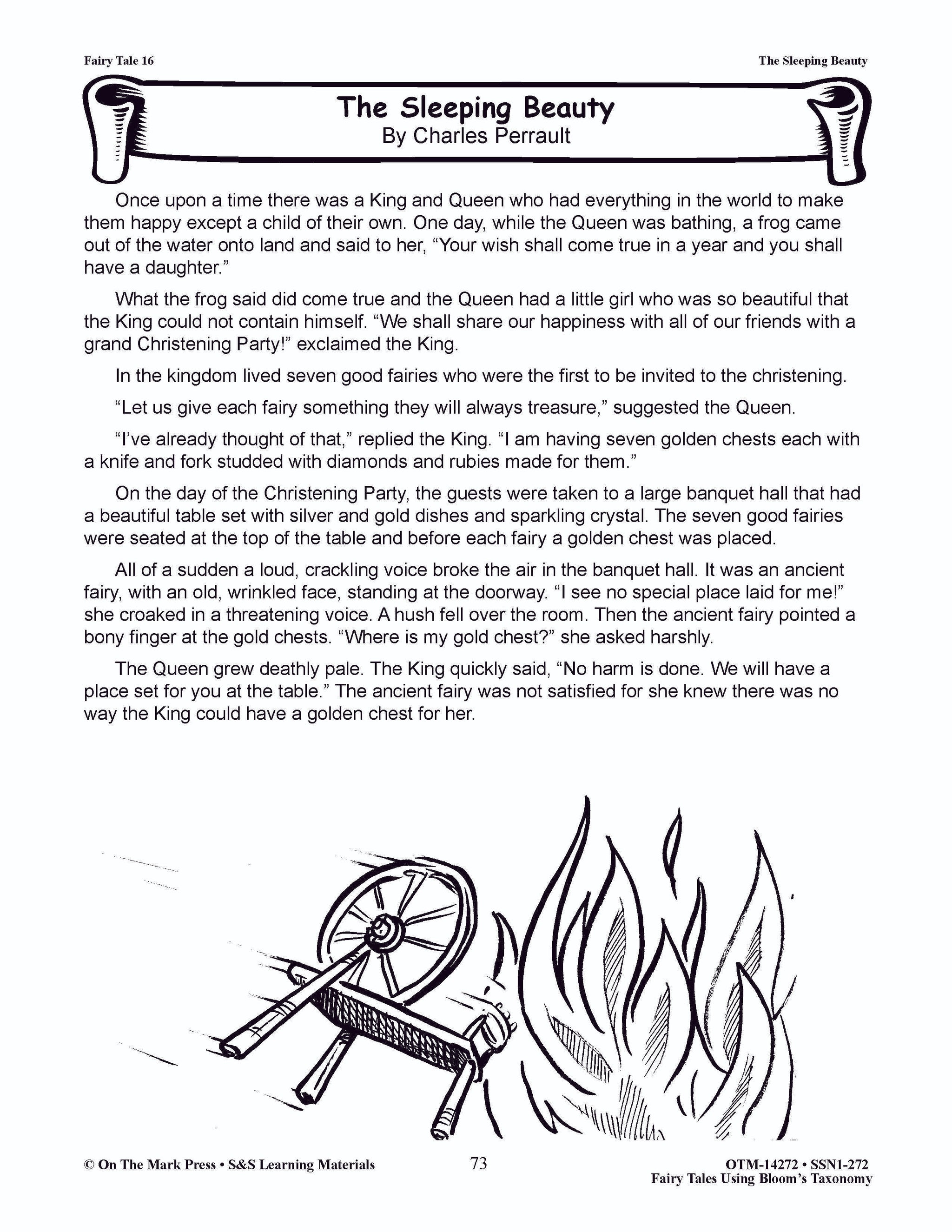 Fairy Tales using Blooms' Taxonomy: Grades 3-5