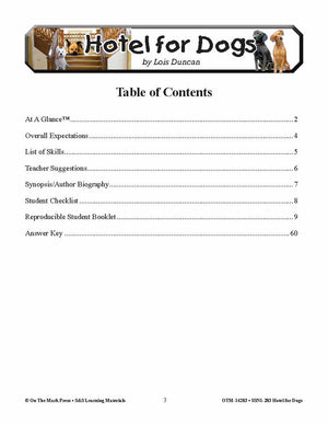 Hotel for Dogs Lit Link/Novel Study Grades 4-6
