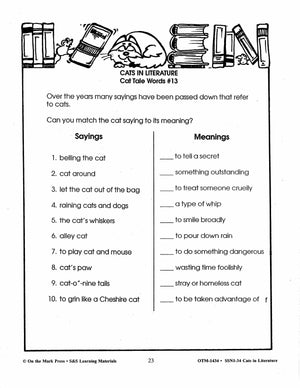 Cats in Literature Gr. 4-6
