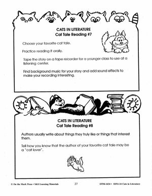 Cats in Literature Gr. 4-6