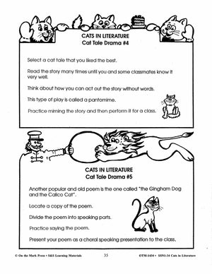 Cats in Literature Gr. 4-6