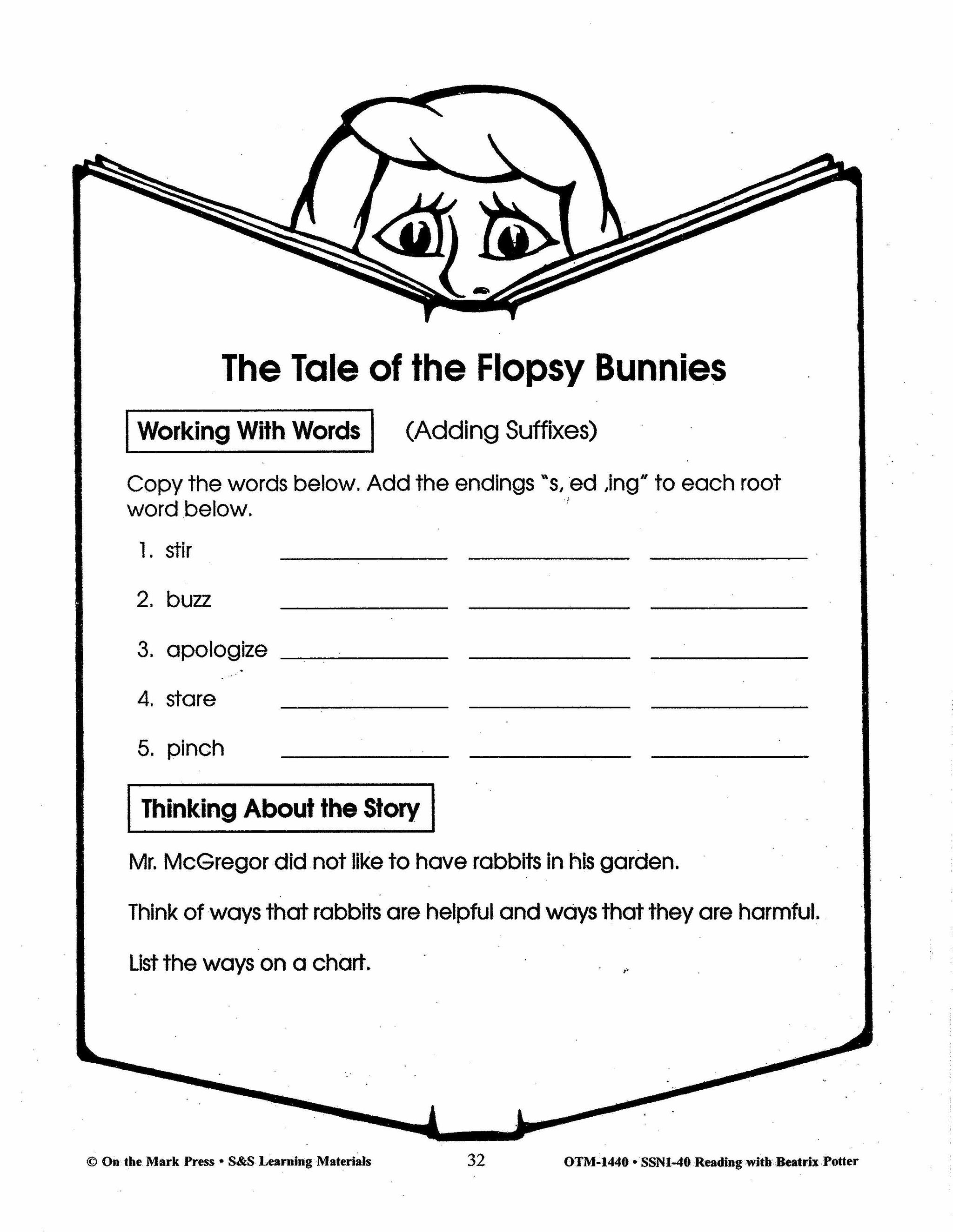 Reading with Beatrix Potter Author Study Grades 2-4