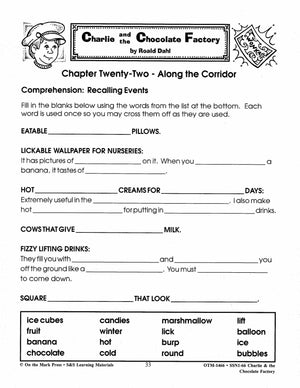 Charlie & the Chocolate Factory, by Ronald Dahl Lit Link Grades 4-6