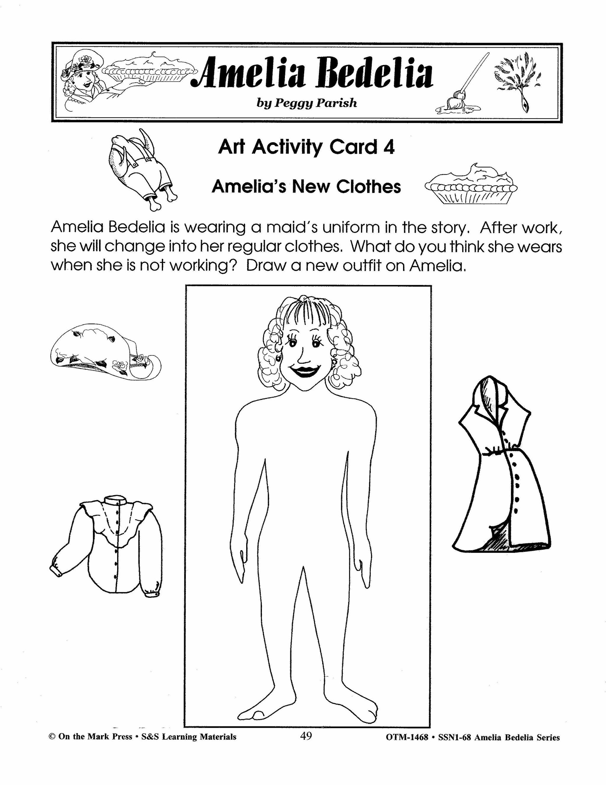 Amelia Bedelia, by Peggy Parish Lit Link/Novel Study Grades 1-3