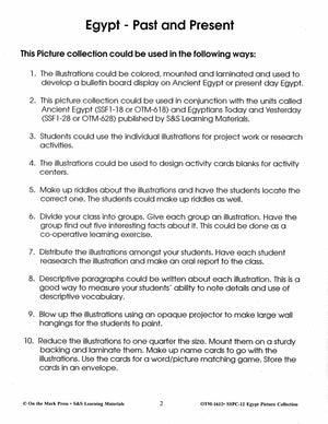 Egypt Black & White Picture Collection Grades 1-8