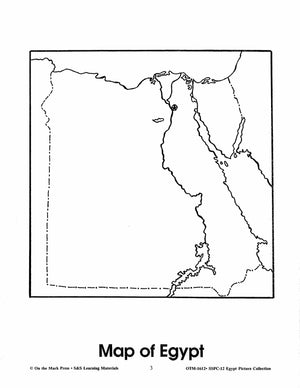 Egypt Black & White Picture Collection Grades 1-8