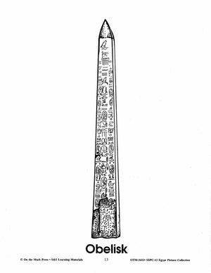 Egypt Black & White Picture Collection Grades 1-8