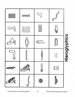 Egypt Black & White Picture Collection Grades 1-8