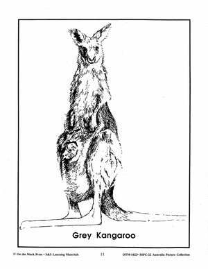 Australia Black & White Picture Collection Grades 2-6