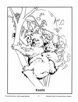 Australia Black & White Picture Collection Grades 2-6