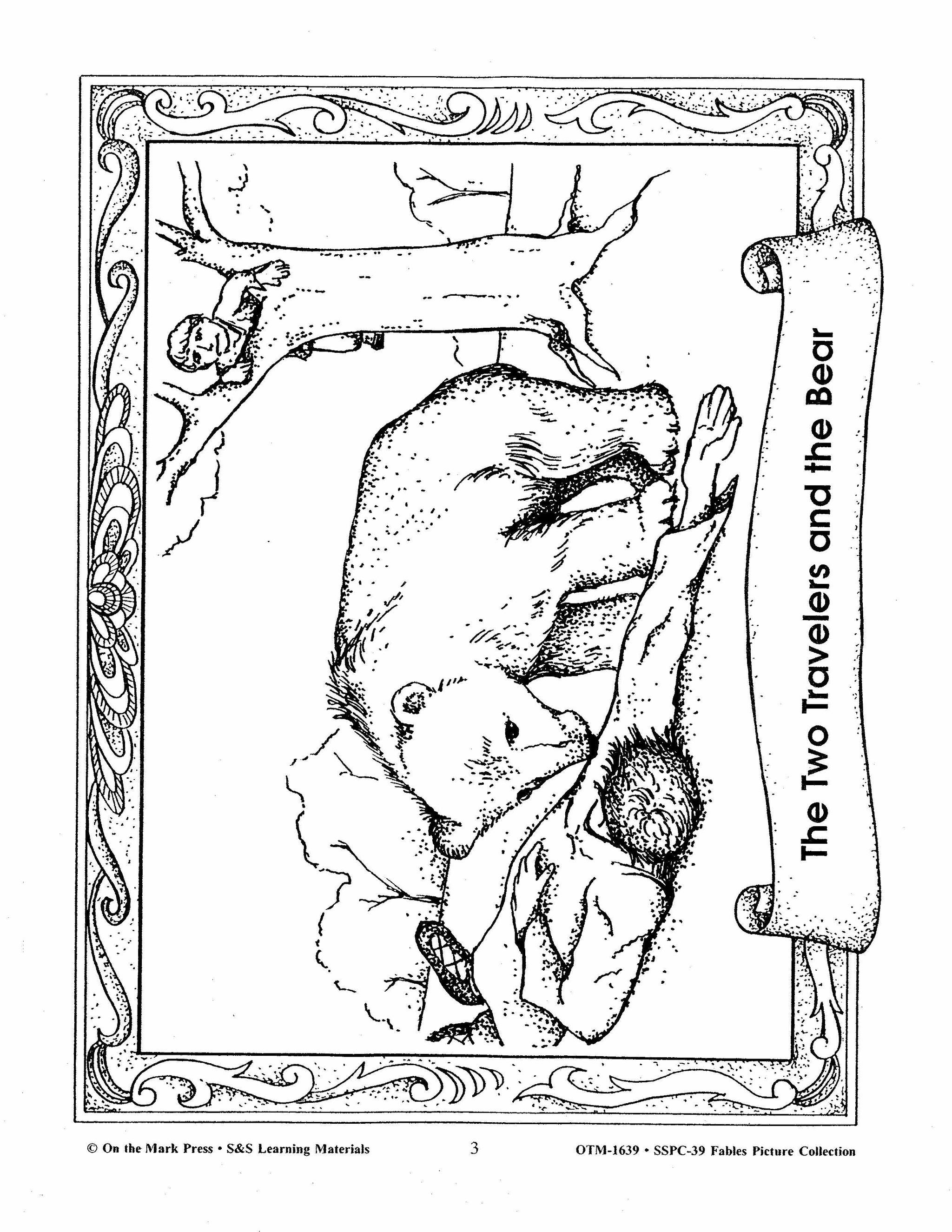 Fables Black & White Picture Collection Grades K-6